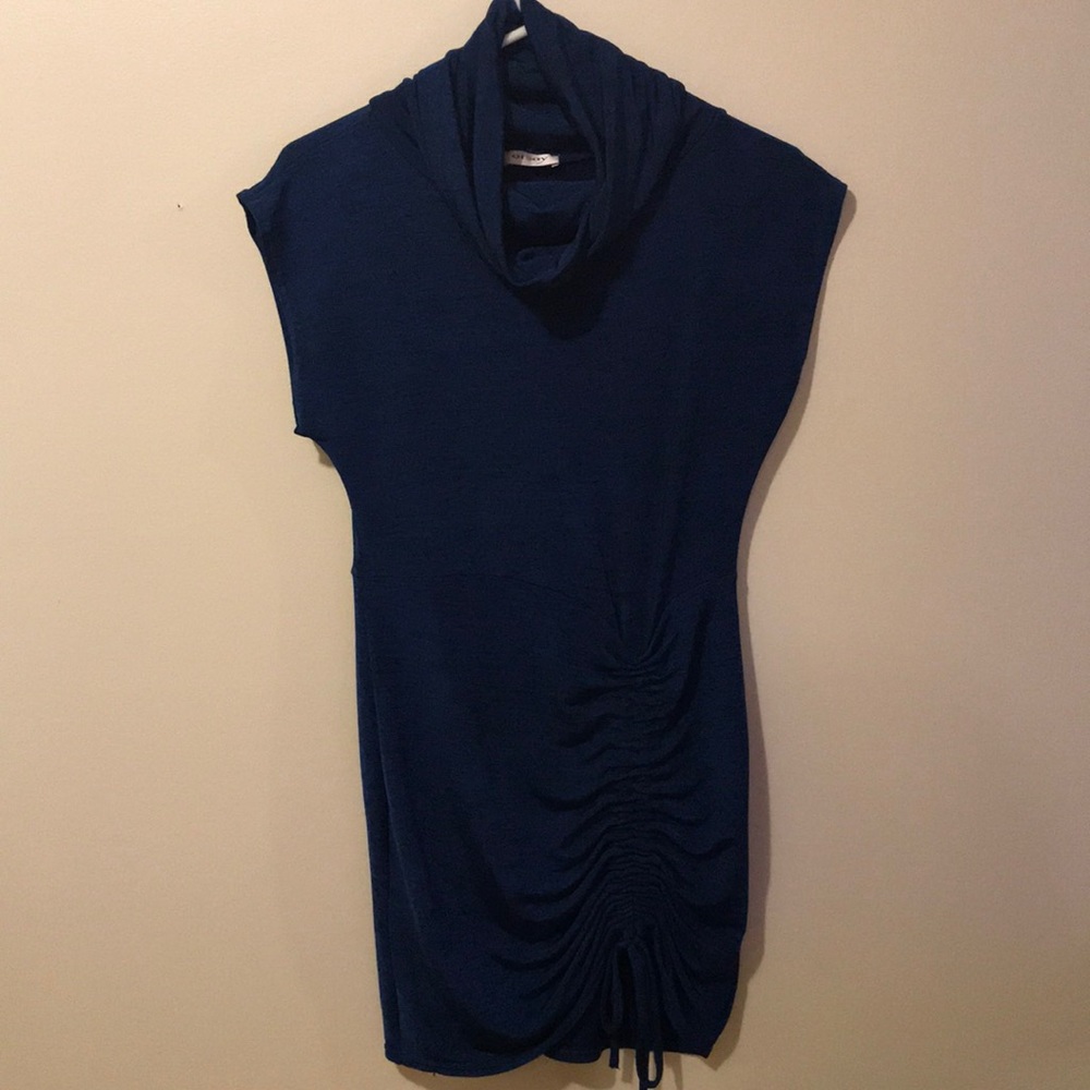 Orsay blue tunic / bodycon dress